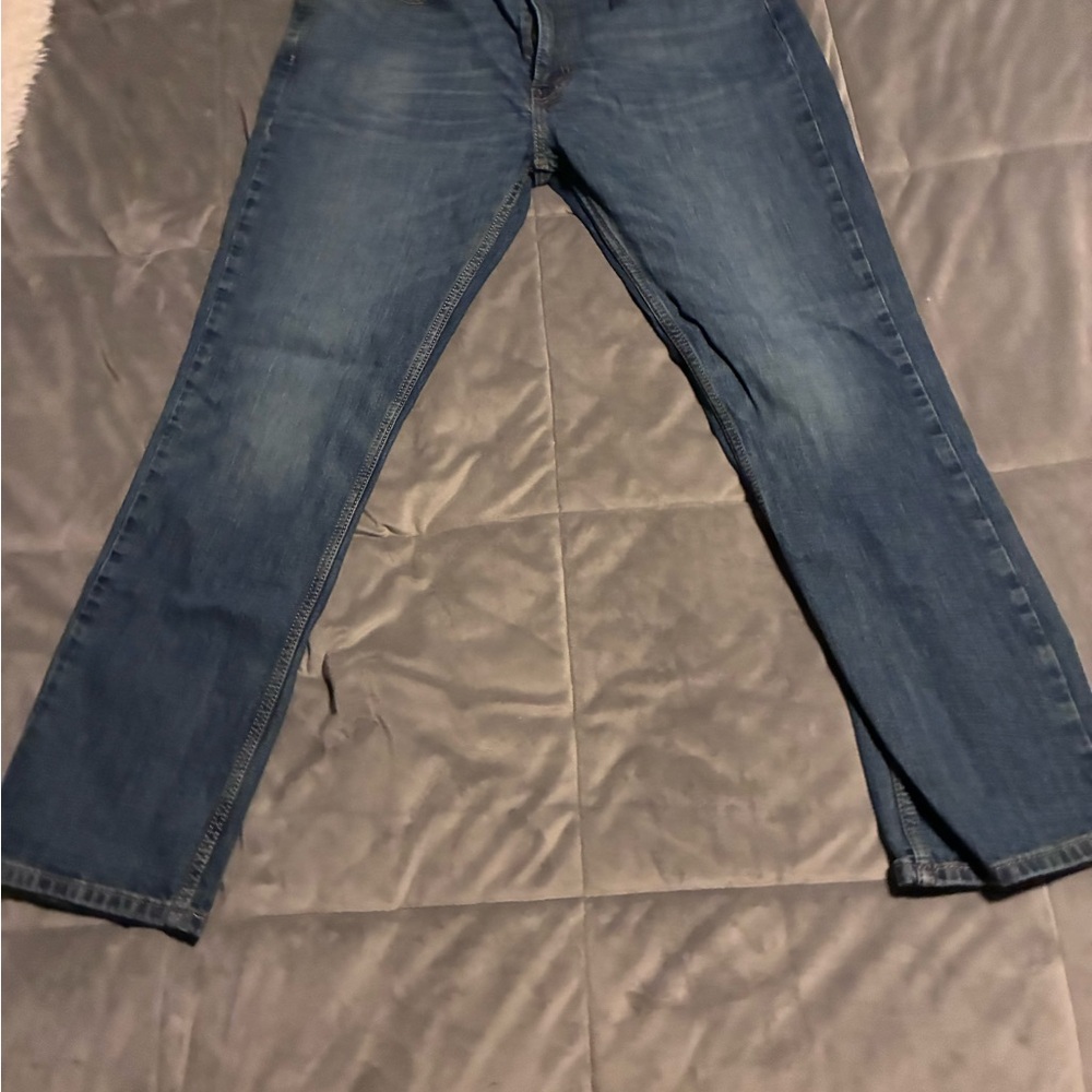 Levi's Straight Men's Jeans in Light Blue Denim - Picture 3 of 6